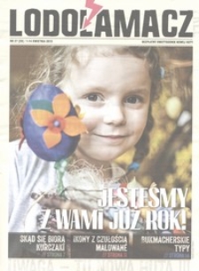 Lodołamacz : bezpłatny dwutygodnik Nowej Huty, 2013. 04. 01, nr 27