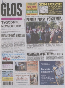 Głos : tygodnik nowohucki, 2007. 10. 05, nr 40