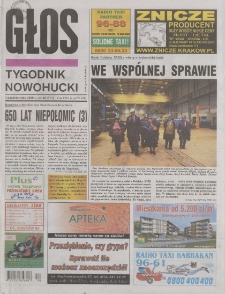 Głos : tygodnik nowohucki, 2008. 10. 03, nr 40