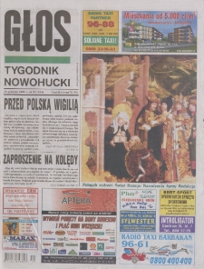 Głos : tygodnik nowohucki, 2008. 12. 26, nr 52