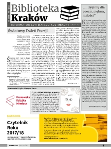 Informator Biblioteki Kraków, 2018. 03. nr 3 (06)