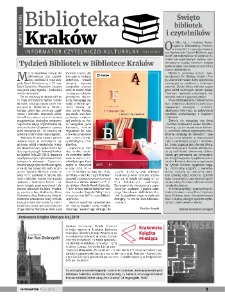 Informator Biblioteki Kraków, 2018. 05. nr 5 (08)