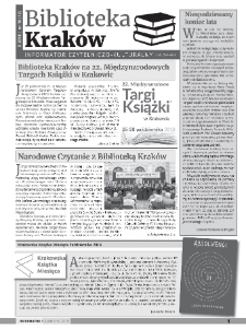 Informator Biblioteki Kraków, 2018. 10. nr 10 (12)