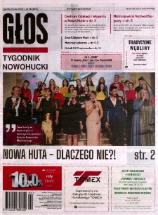 Głos : tygodnik nowohucki, 2023. 10. 06, nr 40
