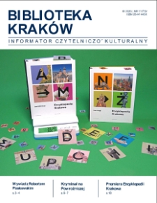 Biblioteka Kraków- Informator Czytelniczo-Kulturalny 2023. 11. nr 11 (72)