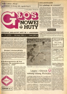 Głos Nowej Huty 1991. 05. 24, nr 17