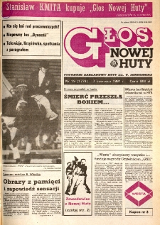 Głos Nowej Huty 1991. 06. 07, nr 19
